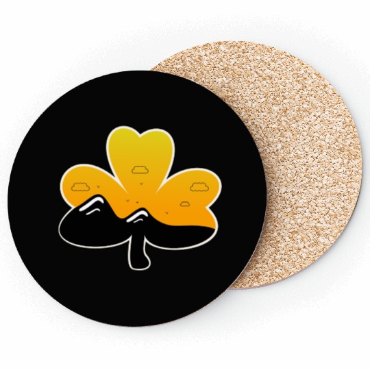 vintage st patrick sunrise Coasters