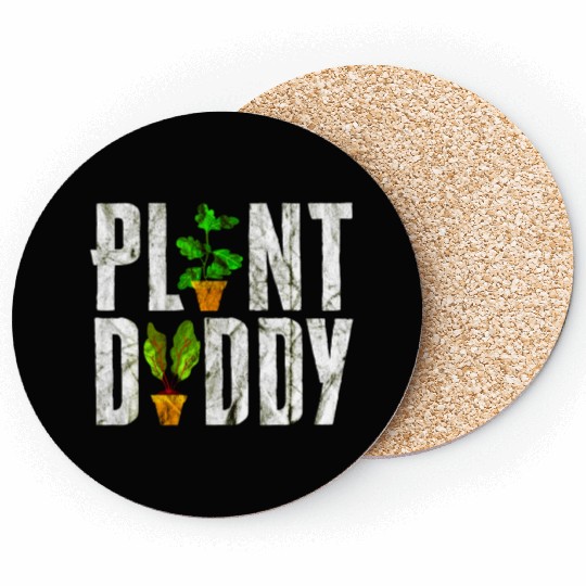 Plant Daddy Funny Gardener Coasters