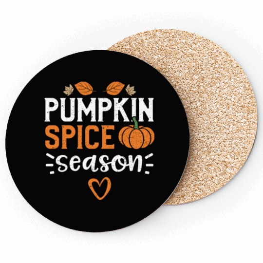 Pumpkin Spice Season - Pumpkin Coasters