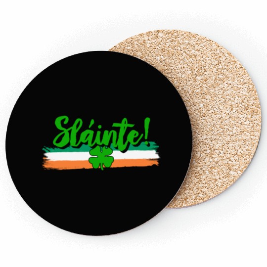 Sláinte toast Ireland St. Patrick's Day Coasters