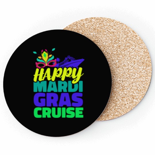 Mardi Gras Mardi Gras Parade Mardi Gras Costume Gi Coasters