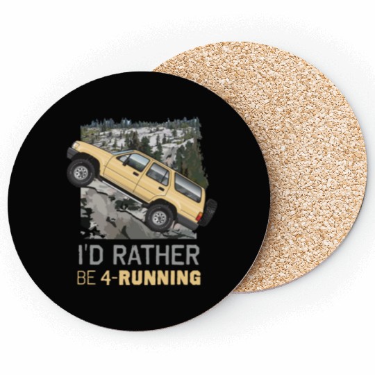 4 running Sandalwood Coasters