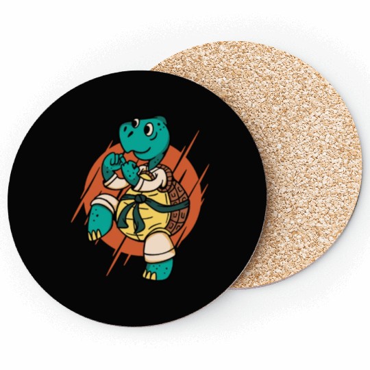 Karate turtle Coasters