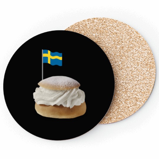 Semla, Swedish Food Coasters