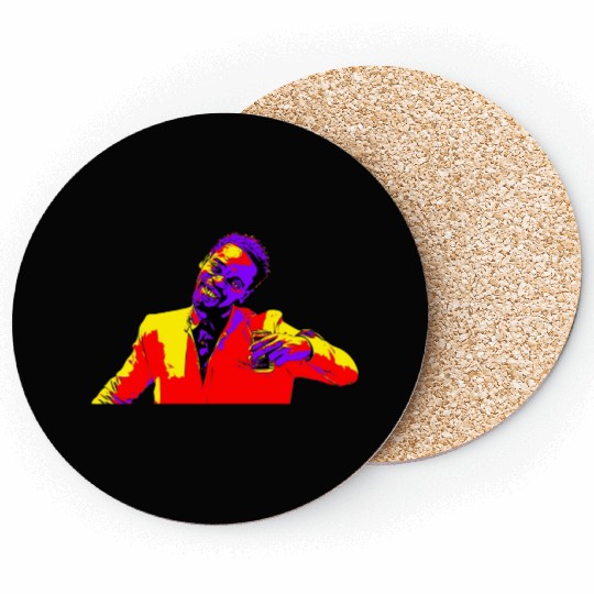 Happy black man Coasters