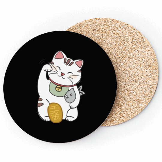 Lucky Cat Coasters