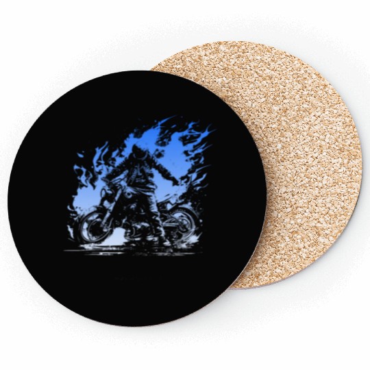 Motorcycle Passion gazoline In The Veins Coasters