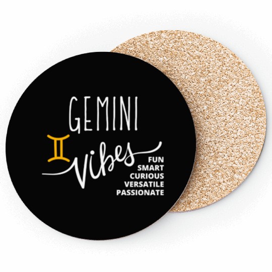 Gemini: Embrace Your Dual Nature with this Fun and Coasters