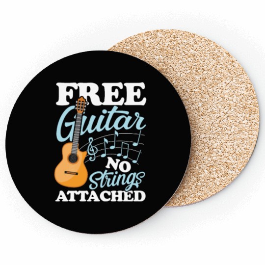 Guitar No Strings Attached Coasters