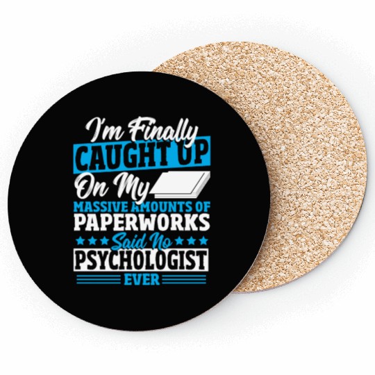 Psychologist Psychology Psych Therapist Coasters
