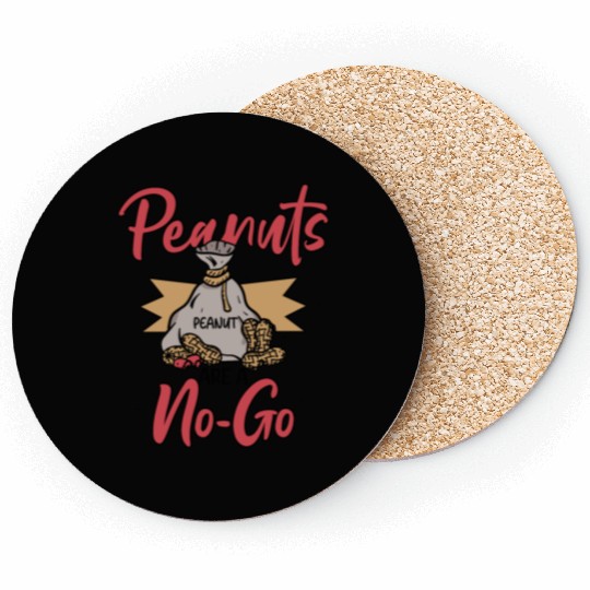 Peanuts Are A No-Go Peanut Allergic Coasters