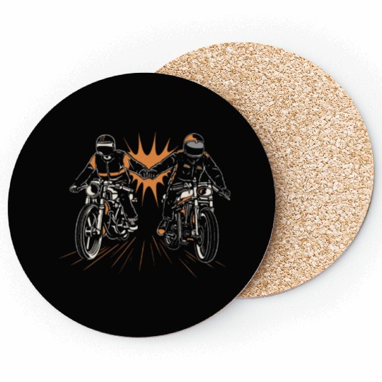 Motorcycle Passion Gasoline In The Veins Coasters