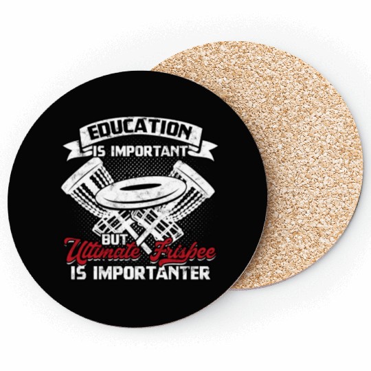 Ultimate Frisbee Importanter Disc Golf Ultimate Coasters