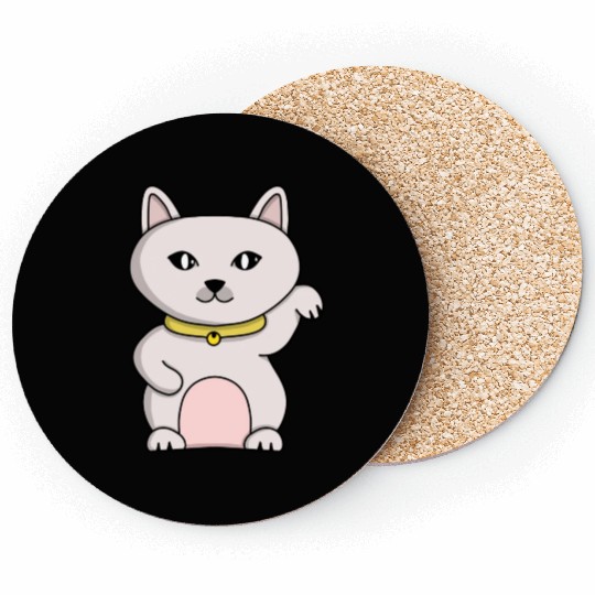 Magic Lucky Cat Coasters