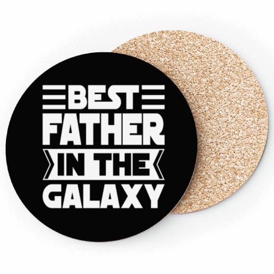 Best Father in The Galaxy Cool Coasters