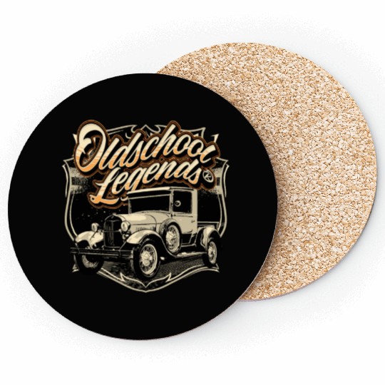 Oldschool Legends ® Vintage Car 1928 *1 Coasters