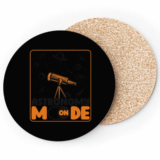 Astronomy Mode On Cosmologist Astrophysicist Coasters