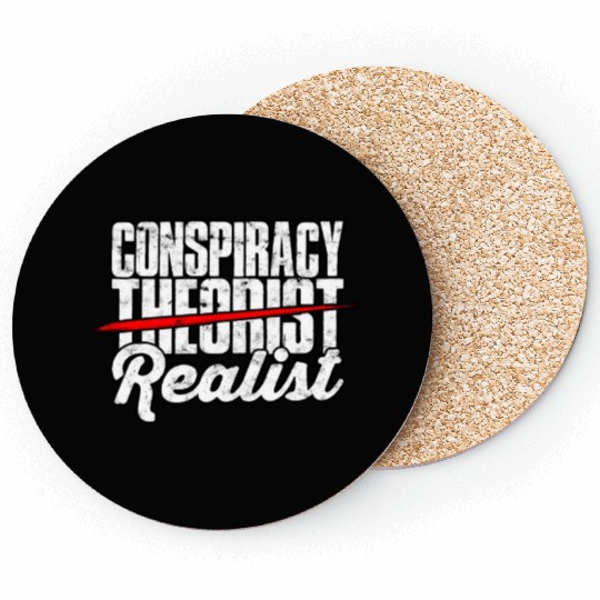 Conspiracy Theorist Theory Science Fiction Coasters