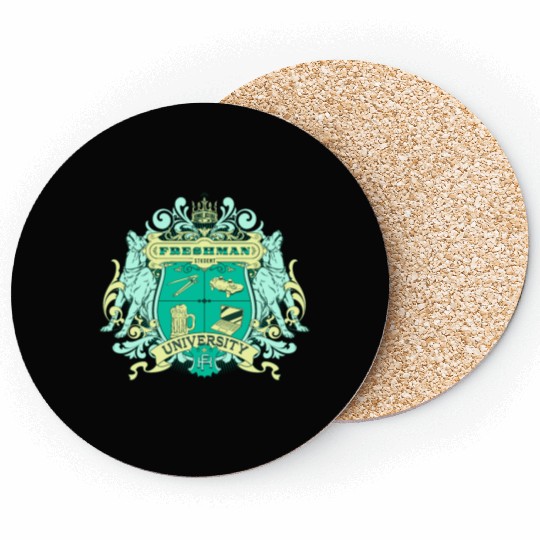 Insignia of University Freshman - Coat of arms Coasters