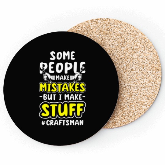 Craftsman Handyman Construction Site Humor Coasters