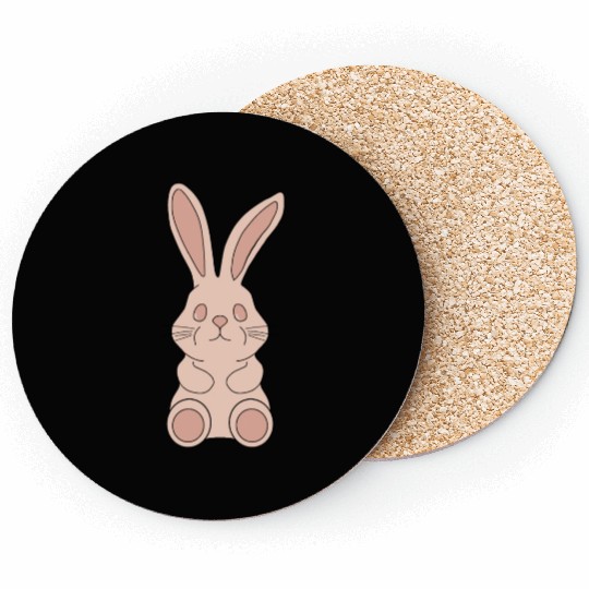 Happy easter - Easter Bunny Coasters