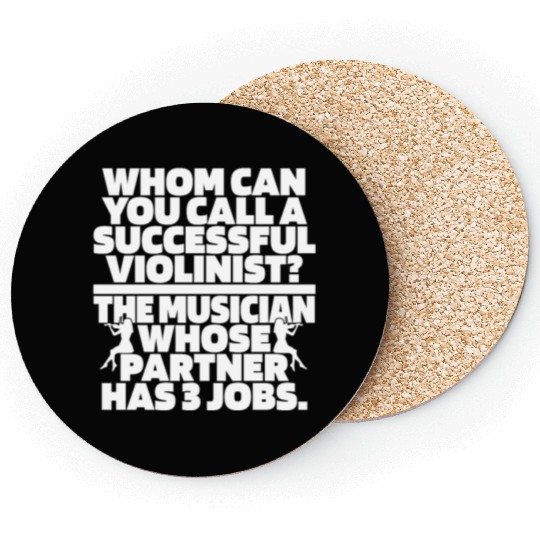 Violin Violinist Hilarious Coasters