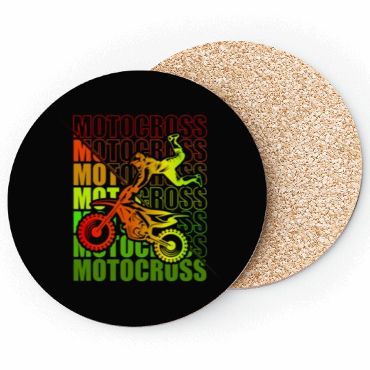Motocross Enduro Motorbike Freestyle Extreme Sport Coasters