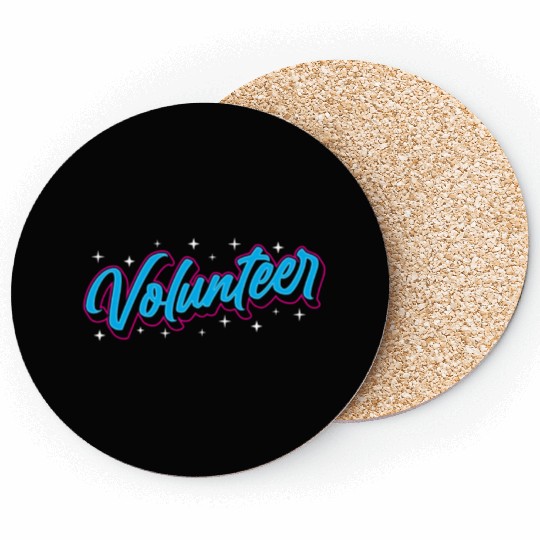 Volunteer Volunteers Volunteering Unpaid Job Coasters