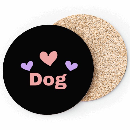 Dog Love, girlfriend, boyfriend Coasters