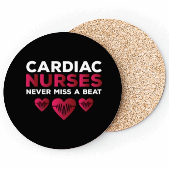 Funny Cardiac Nurse Saying Coasters
