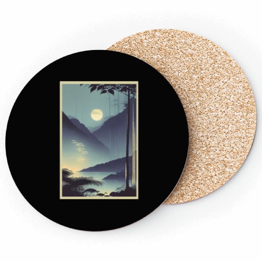Enchanting Rainforest Night Coasters