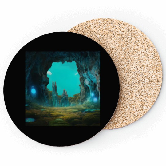 Bioluminescent Underground Landscapes Coasters
