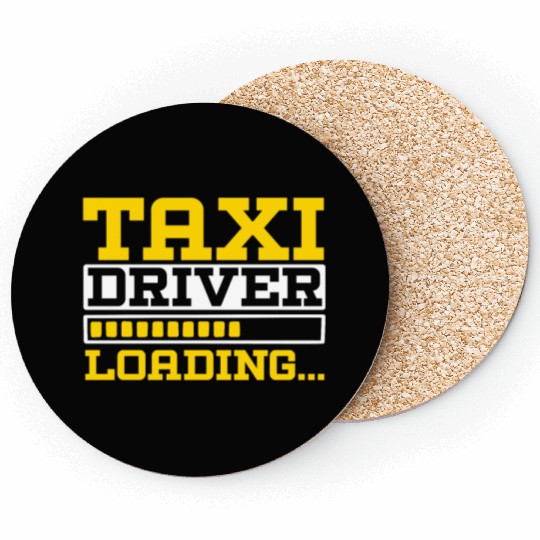 Taxi Driver Loading Taxicab Cab Driver Cabbie Coasters