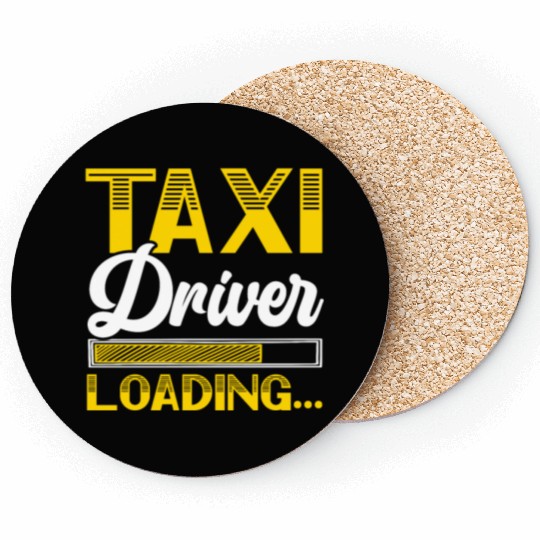 Taxi Driver Loading Taxicab Cab Driver Cabbie Coasters