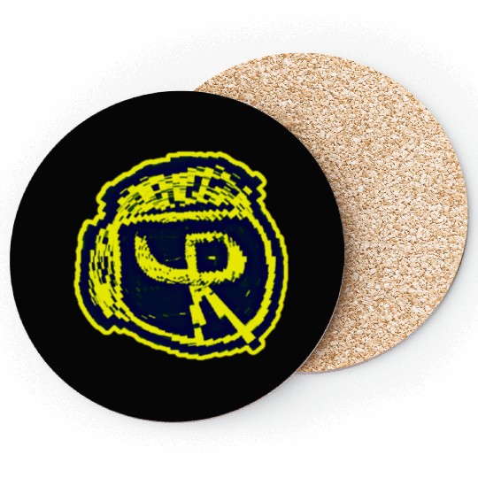 Navy & Yellow Logo "El Conure" Coasters