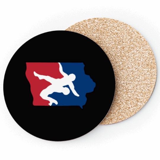 Iowa Wrestling Coasters
