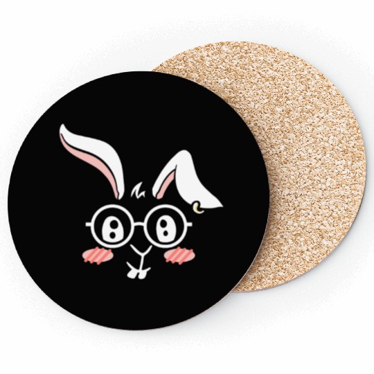 Easter Holiday Rabbit Easter Bunny Happy Easter Coasters