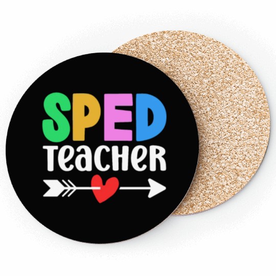 Sped Teacher Special Education Cute Awareness Coasters