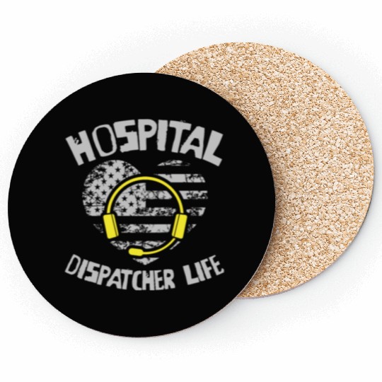 Dispatcher Us Flag Coasters