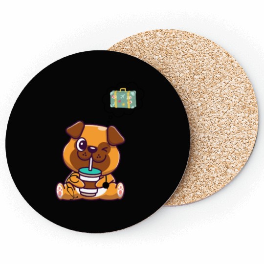 Dogtor Travel Coffee - Dog Lovers Coasters