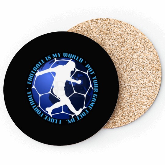 I Love Football Coasters