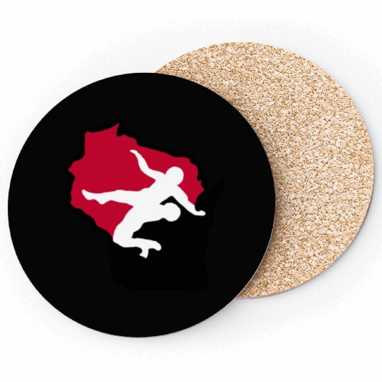Wisconsin Wrestling Coasters