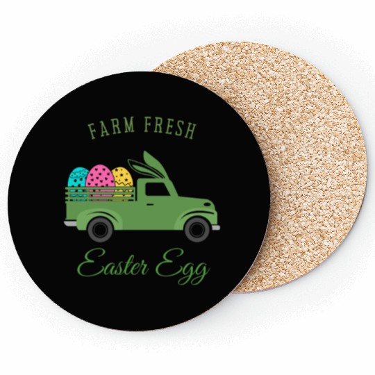 Farm Fresh Easter Day Coasters