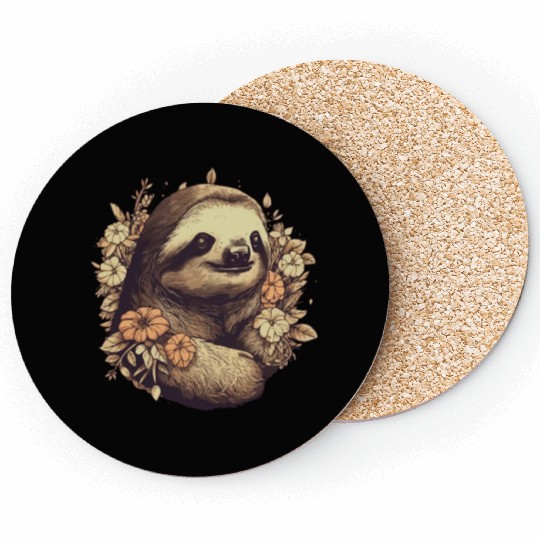 Slothy sloth Coasters