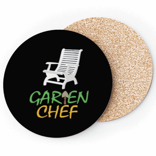 Garden Coasters "Garden Boss" Coasters with Garden