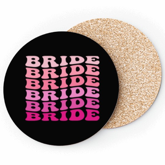 BRIDE,Bachelorette Party Coasters,Girls Trip