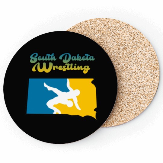 South Dakota Wrestling Coasters