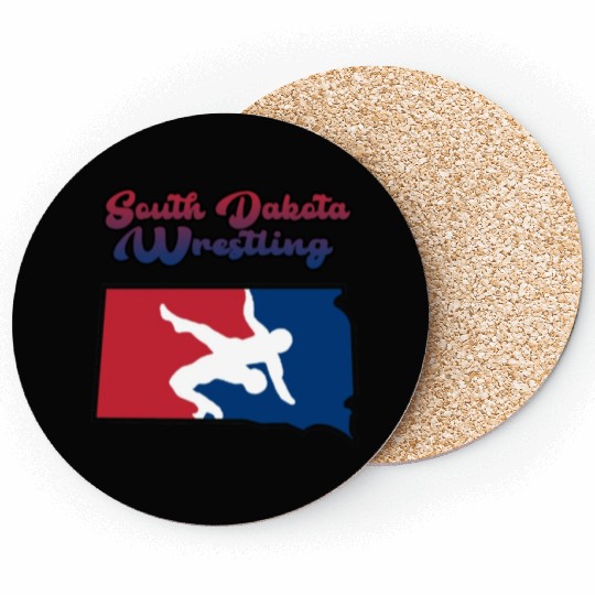 South Dakota Wrestling Coasters