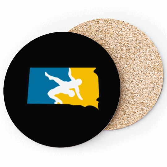 South Dakota Wrestling Coasters