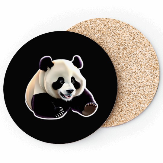 Cute Panda Bear Coasters